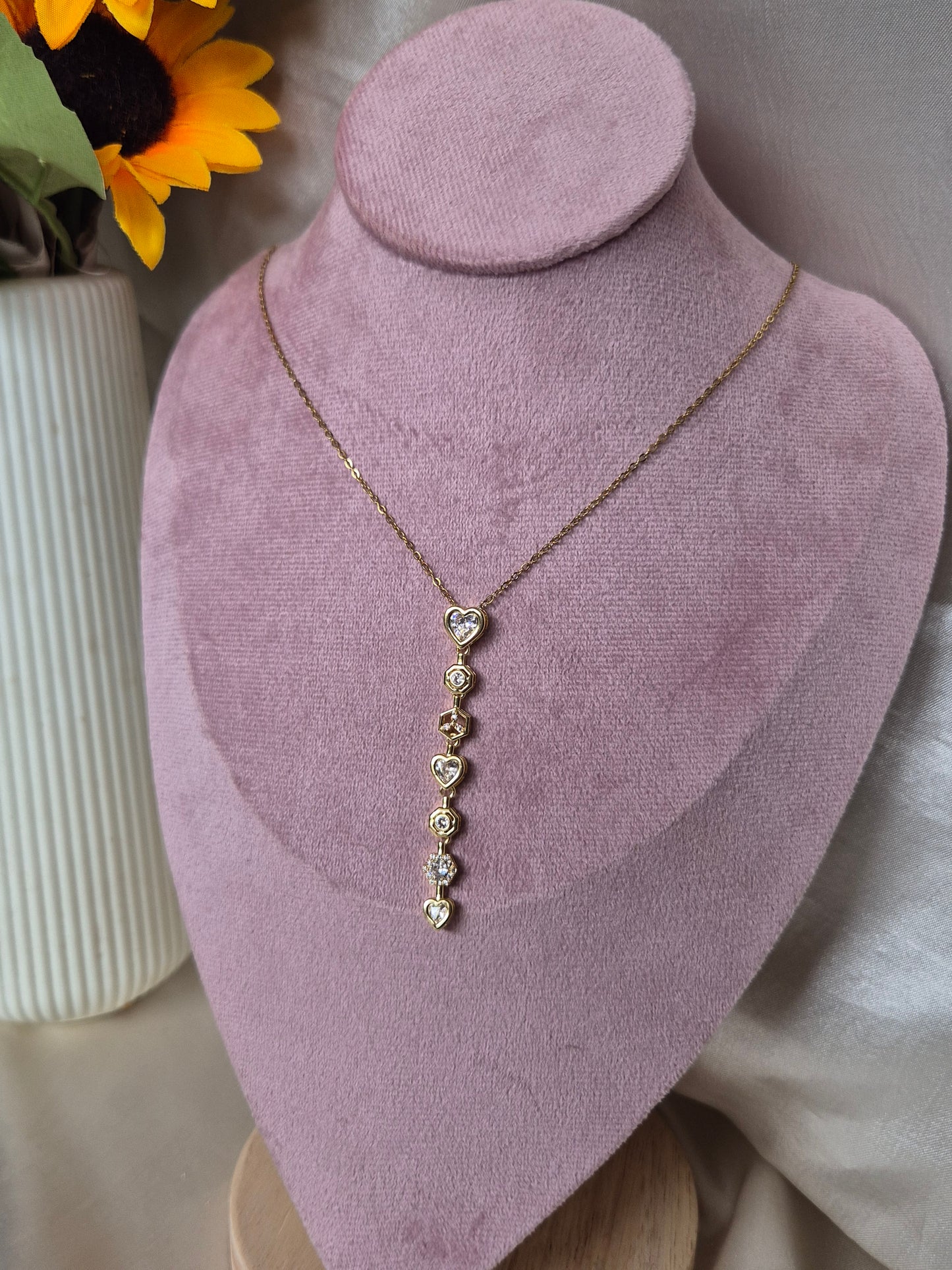 Hearts Y chain