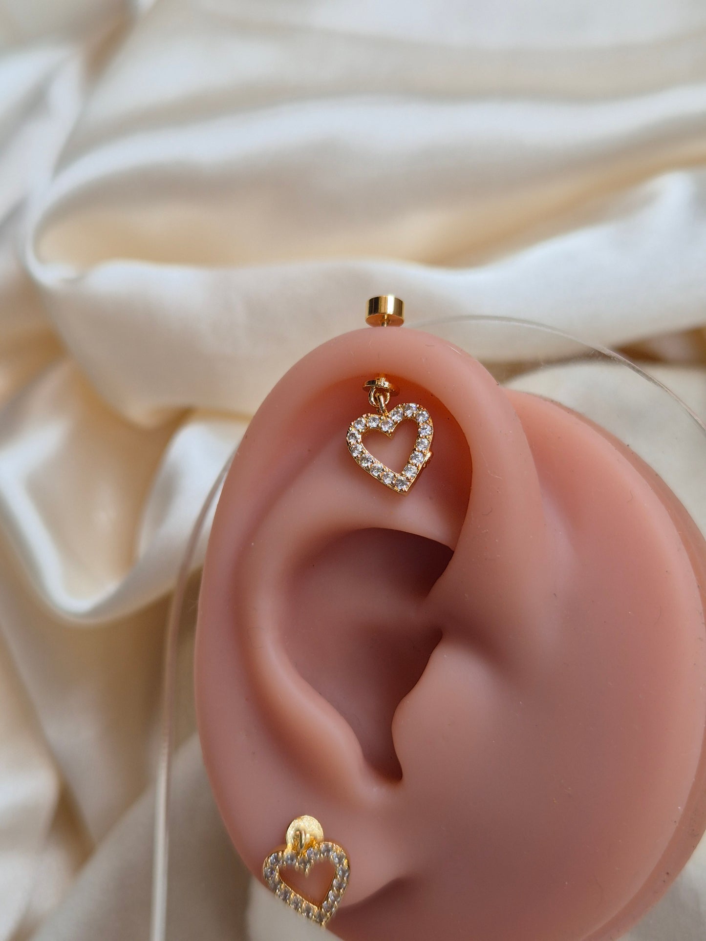 Heart Piercing Studs