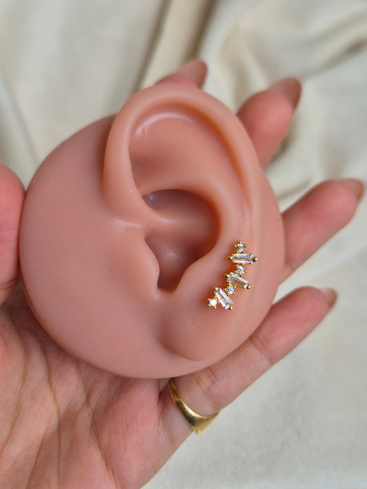 Sq. Piercing Studs