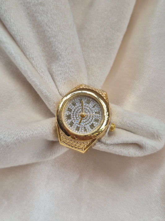 Studded Finger Watch