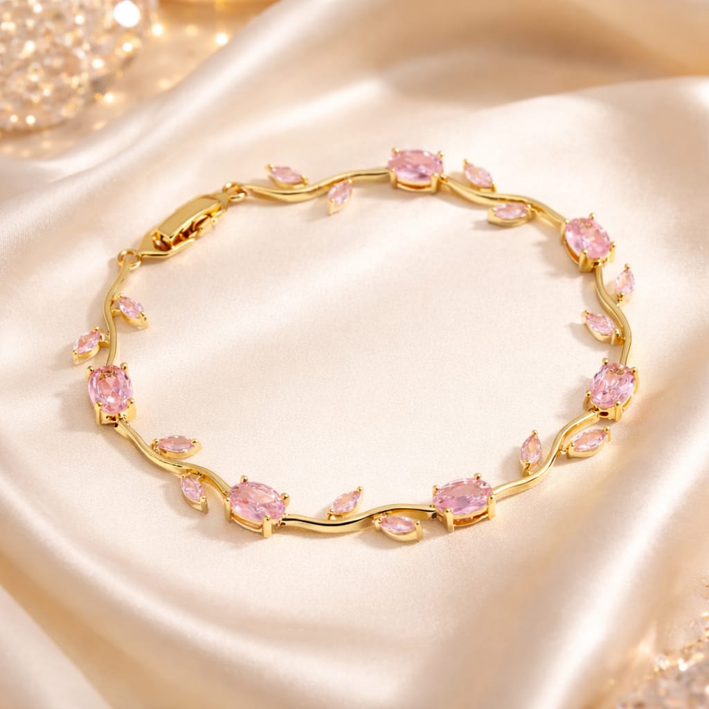 Pink Tulip Bracelet