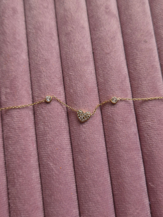 Dainty Heart Bracelet