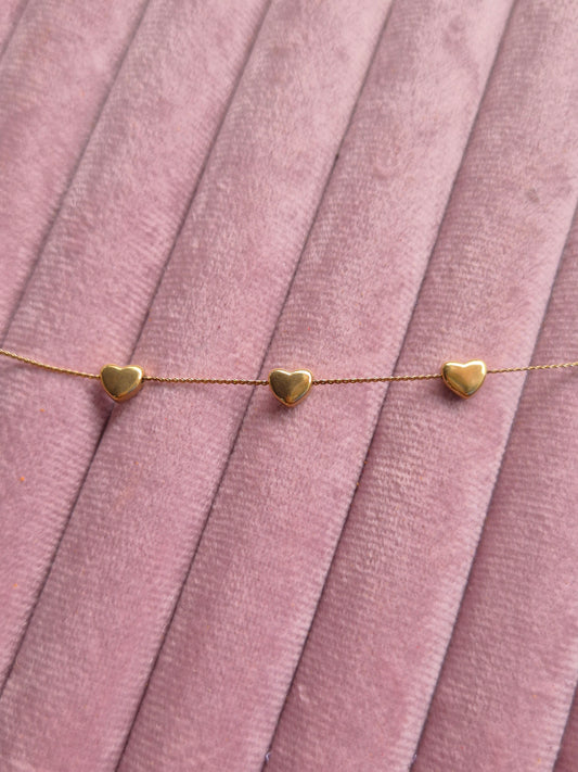 Triple Heart Bracelet
