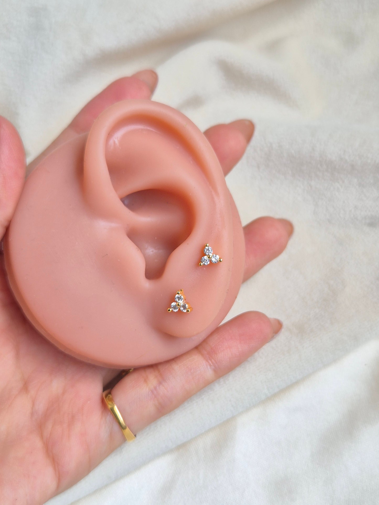 3 Stone Studs