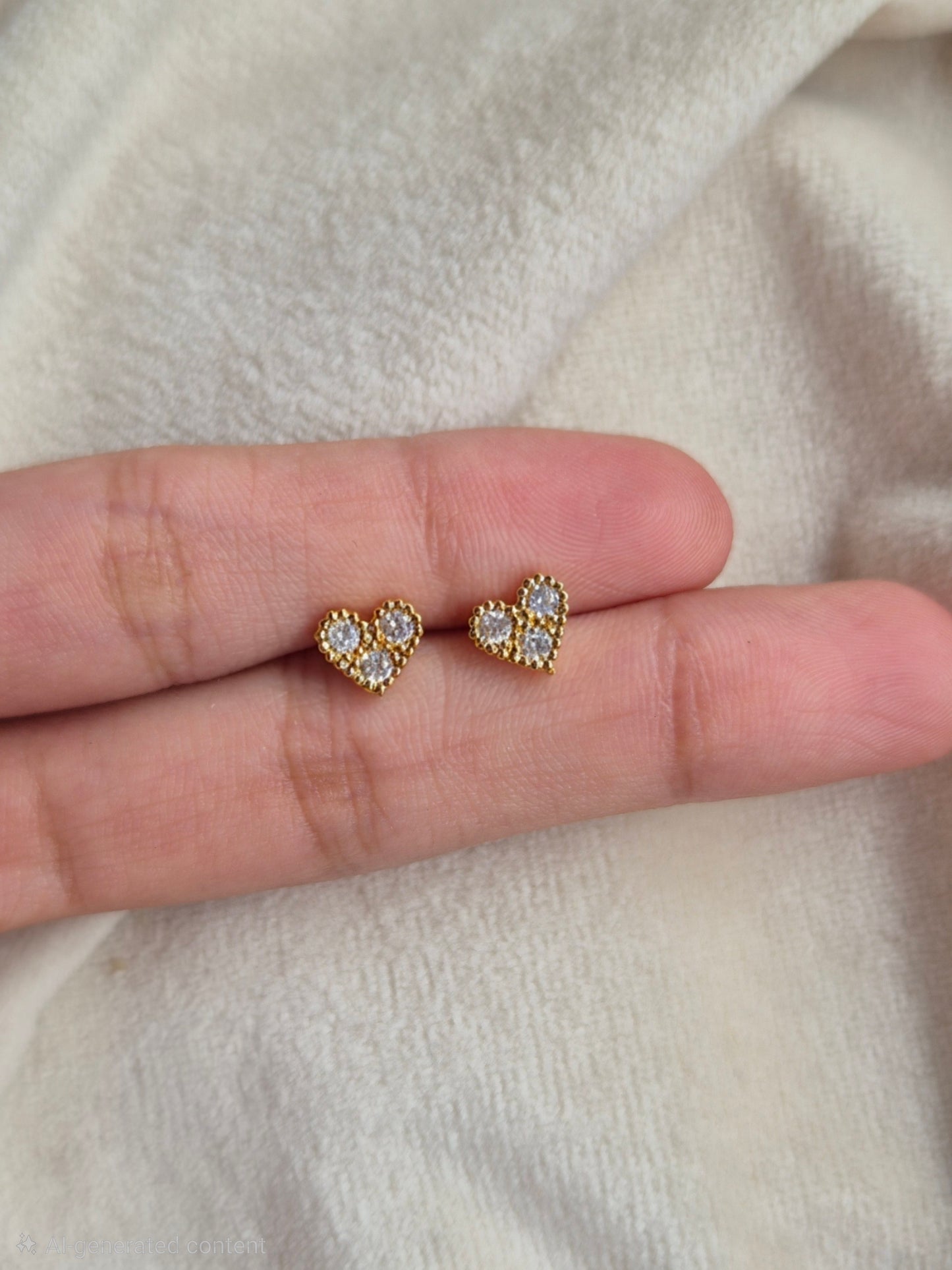 Heart Studs