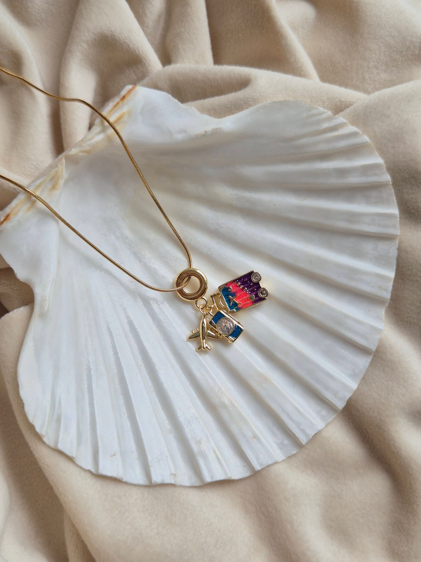 Travel Charms Necklace