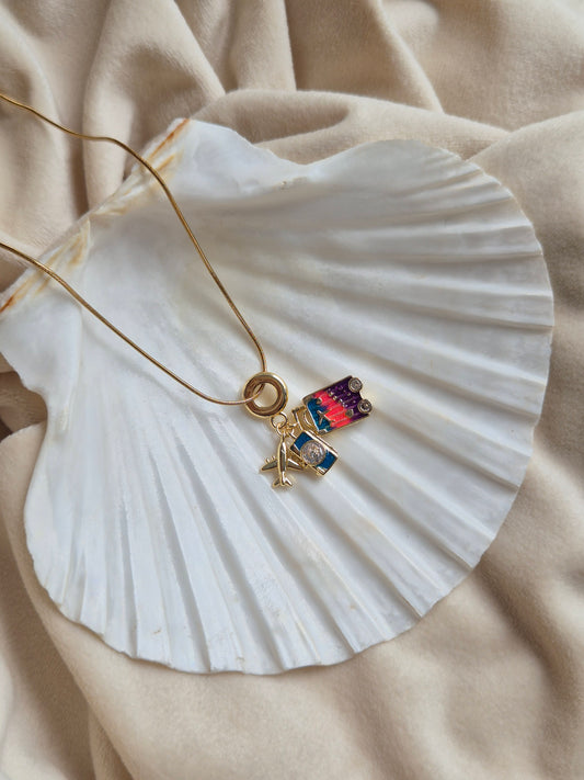 Travel Charms Necklace
