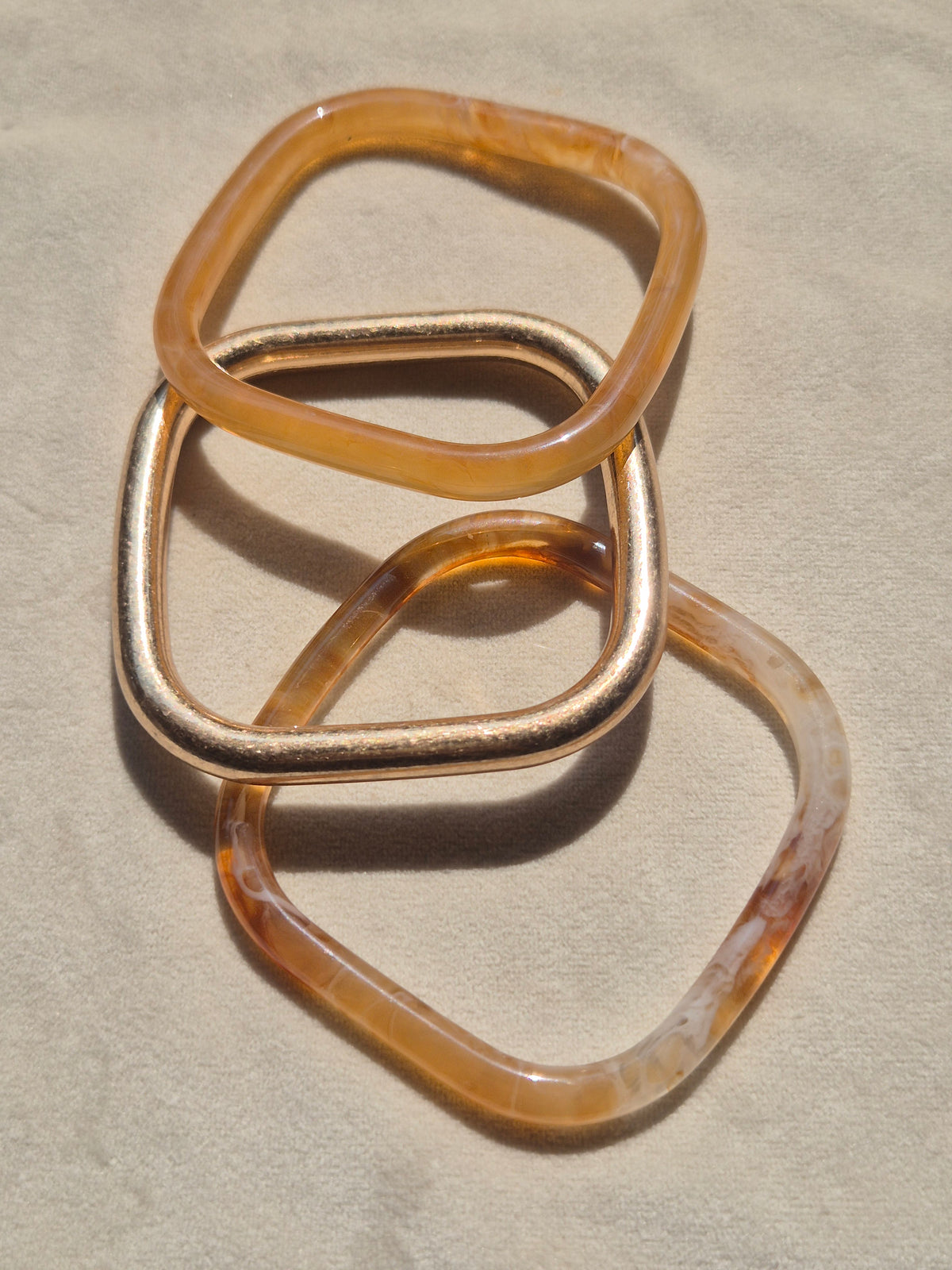 Sq. Resin Bangles 2
