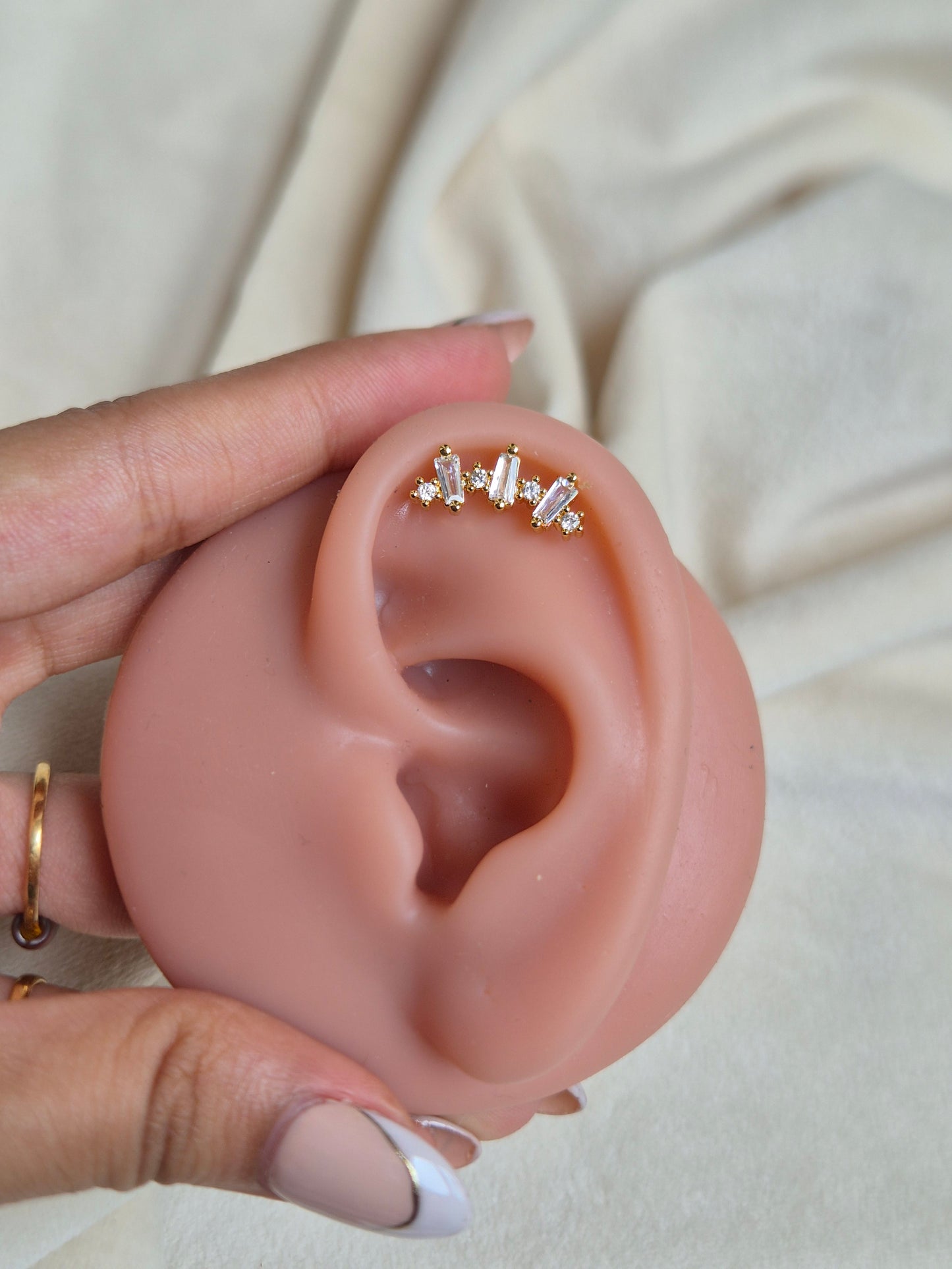 Sq. Piercing Studs