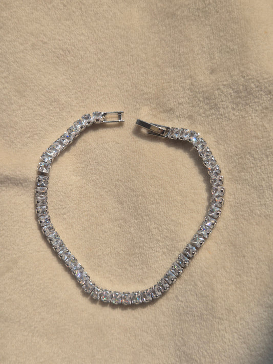 Silver Tennis Bracelet (normal size)