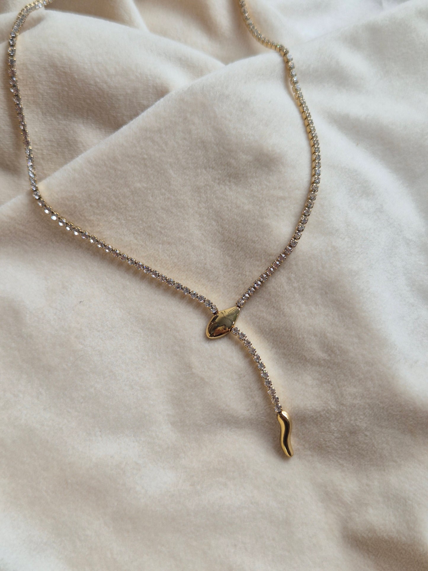 Tennis Snake Necklace