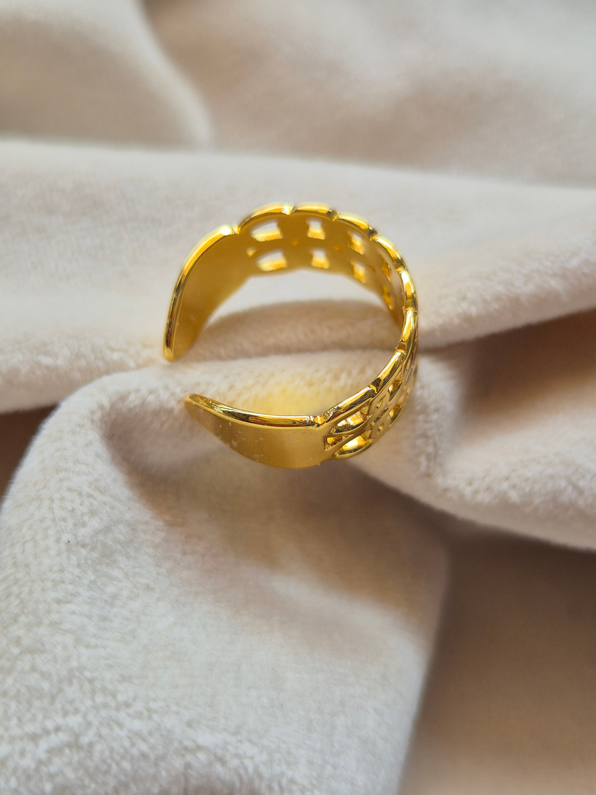 Double Layer Link Ring (adjustable)