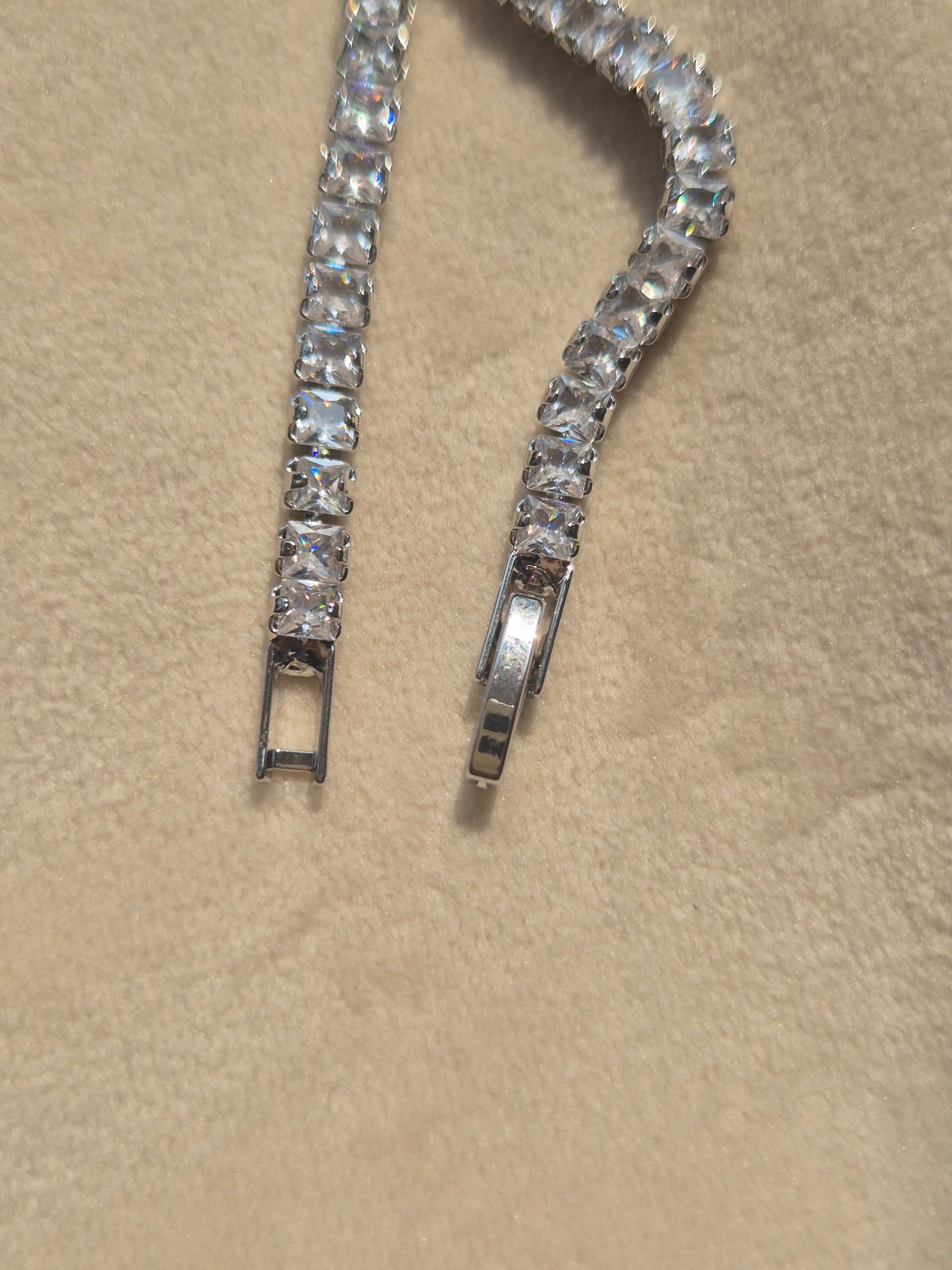 Silver Tennis Bracelet (normal size)