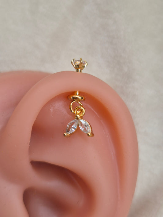 2 Petal Piercing Studs 2.0