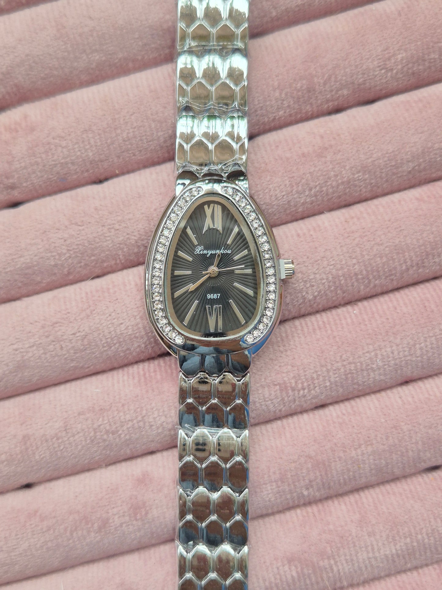Silver Snake Watch
