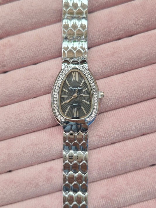 Silver Snake Watch