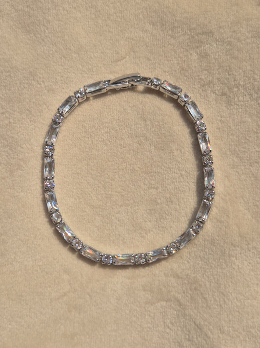 Silver Tennis Bracelet 2 (Normal Size)