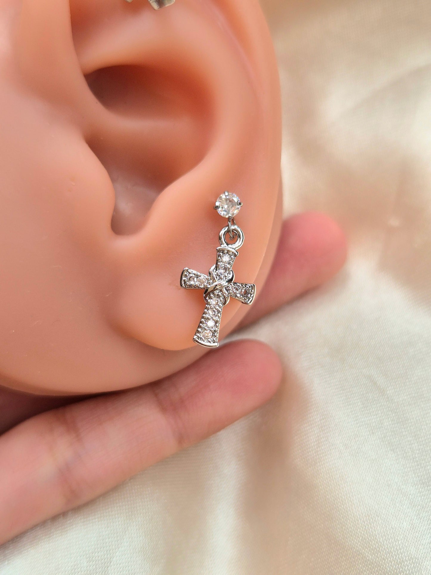 Long Cross Studs