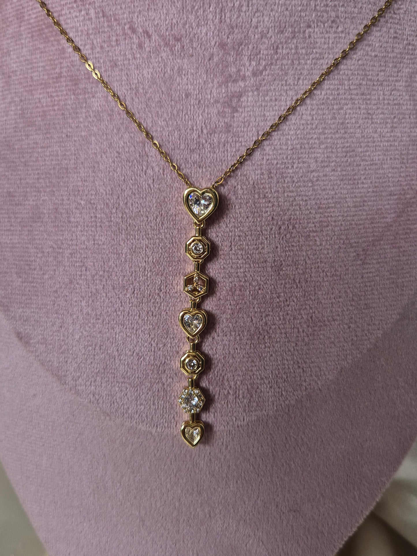 Hearts Y chain