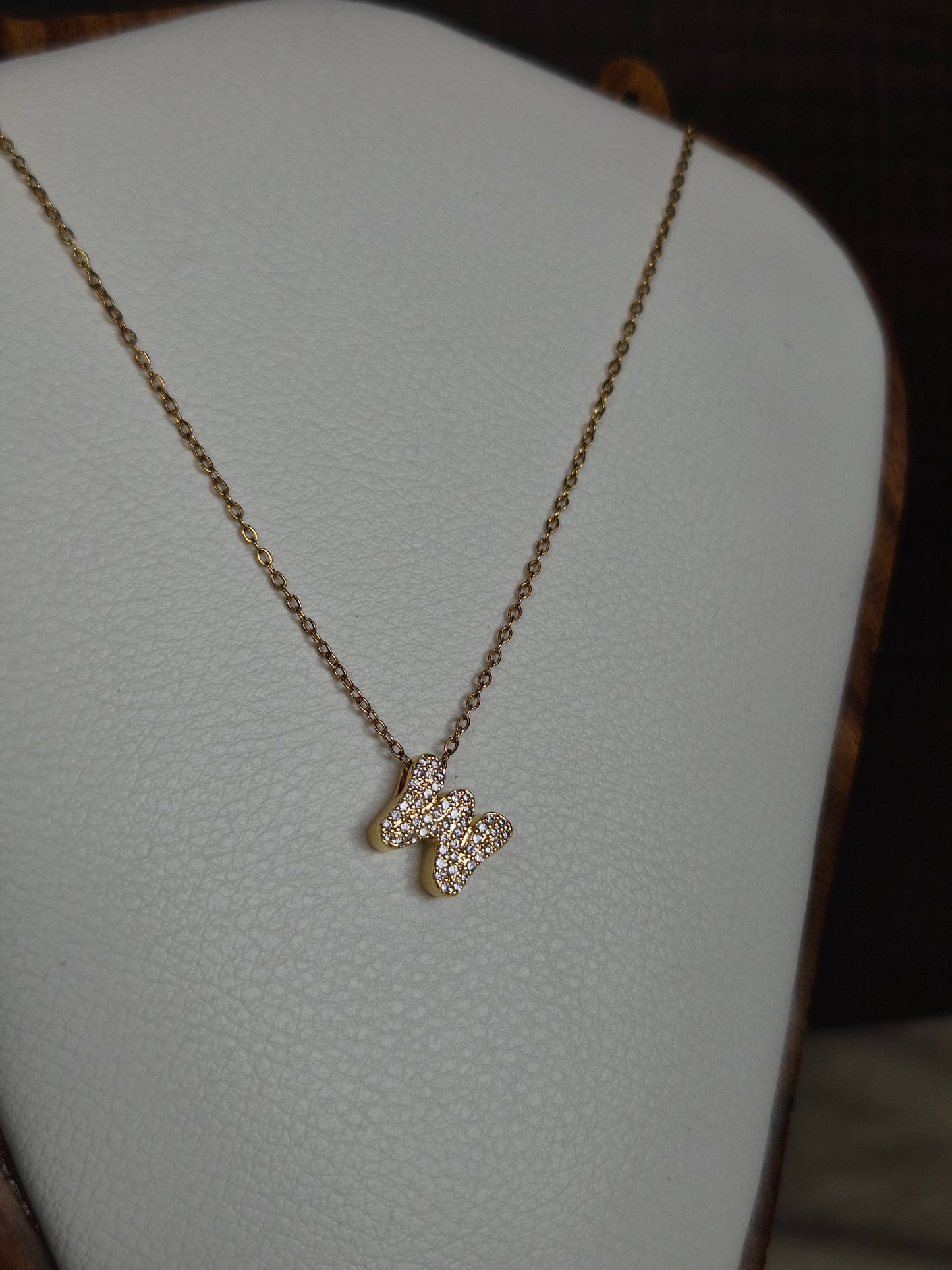 'W' Initial Necklace