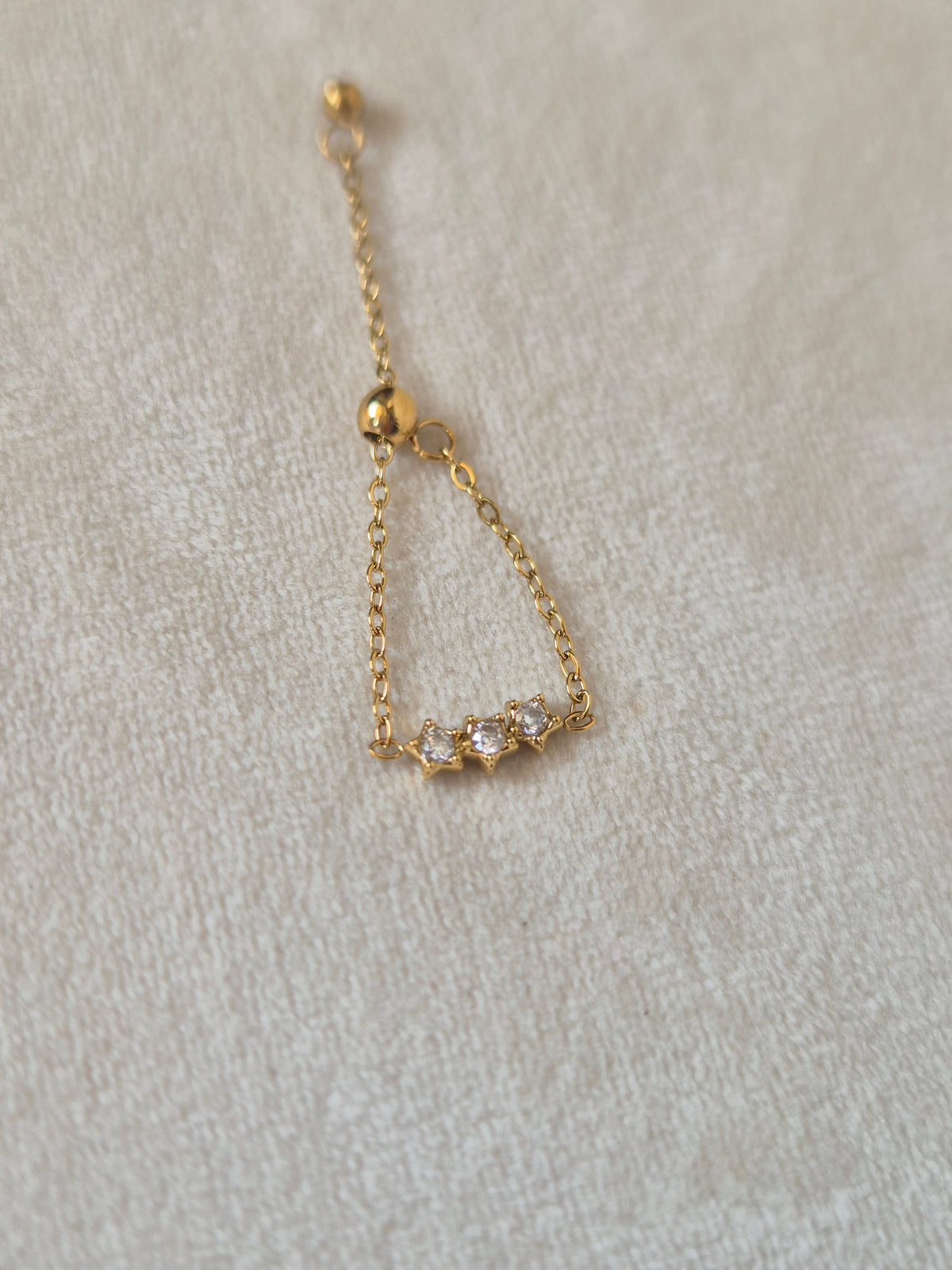 3 Stars Chain Ring (Adjustable)