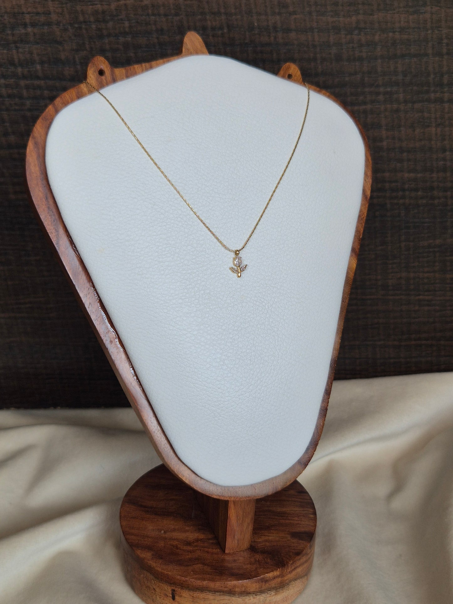 Crystal Mini Tulip Necklace