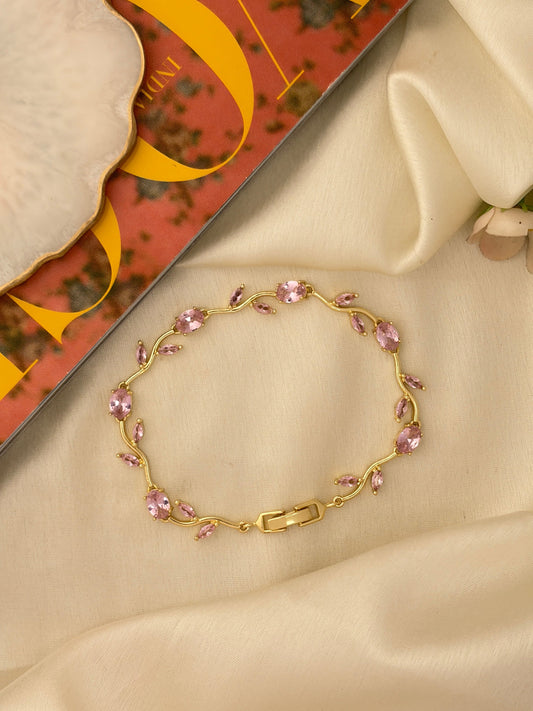 Pink Tulip Bracelet