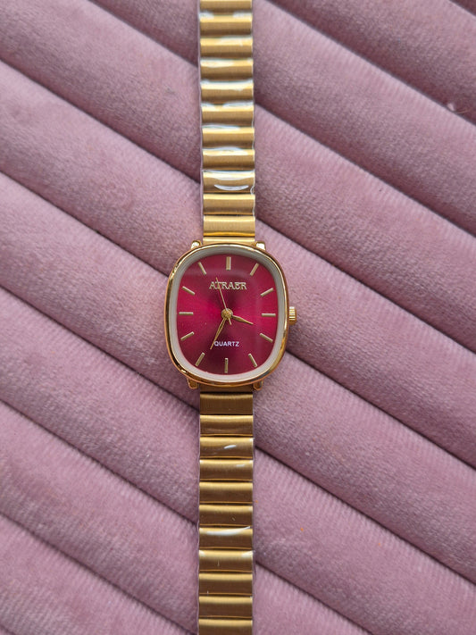 Red Vintage Watch